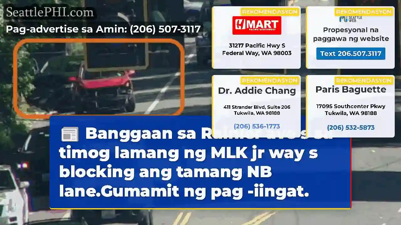 Banggaan sa Rainier ave s sa timog lamang ng MLK