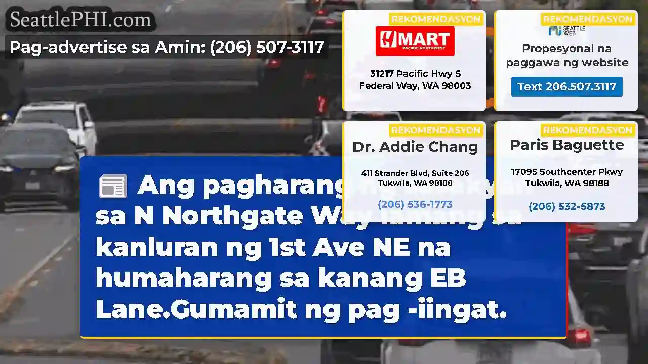 Ang pagharang ng sasakyan sa N Northgate Way
