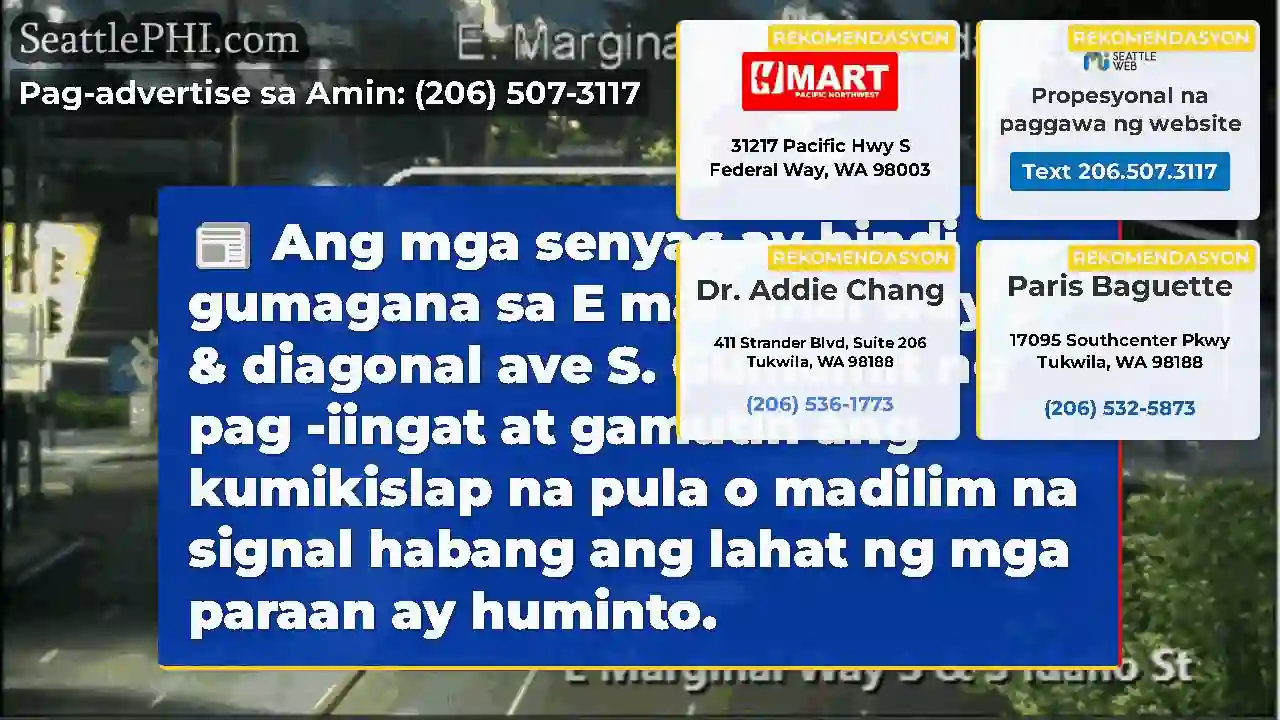 Ang mga senyas ay hindi gumagana sa E marginal