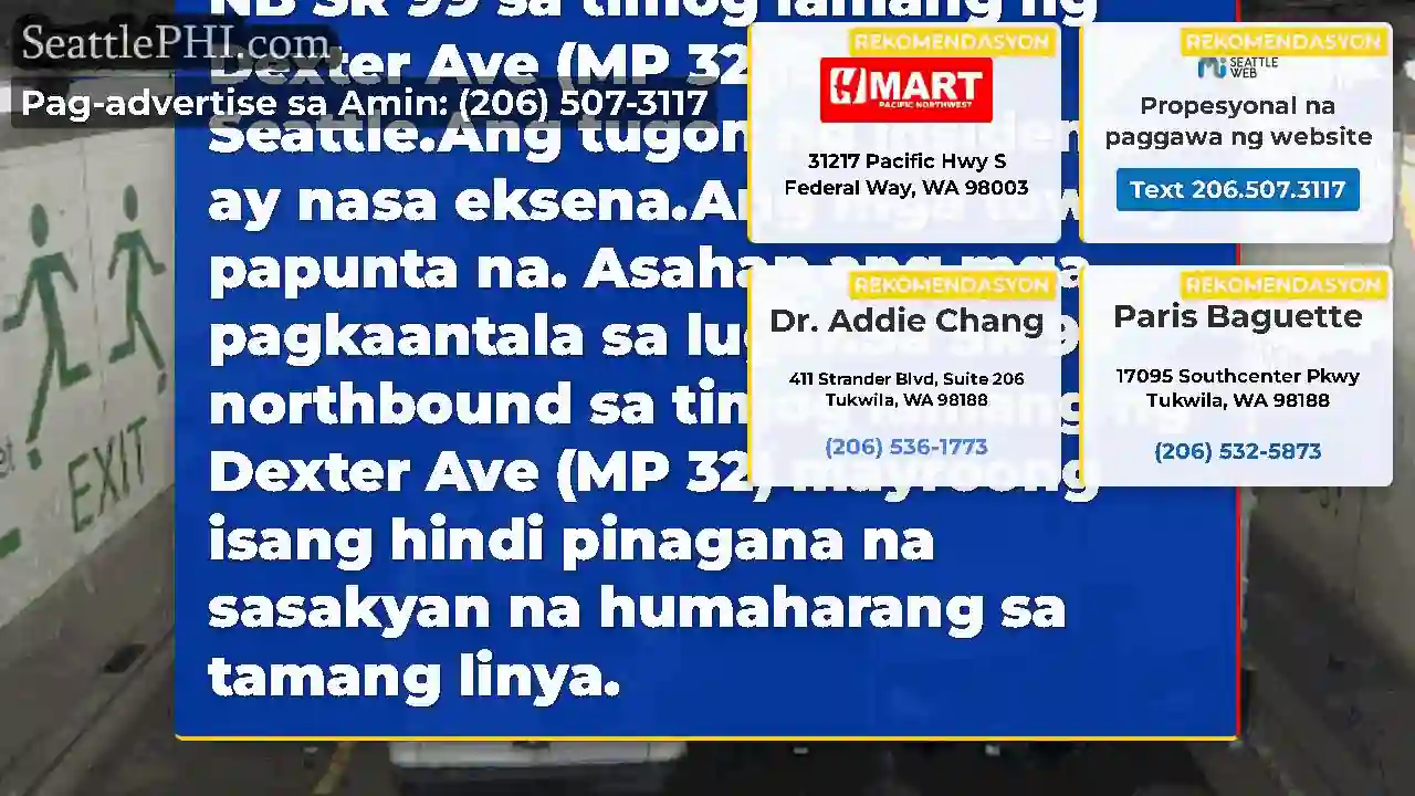 Update: Ang isang hindi pinagana na sasakyan ay
