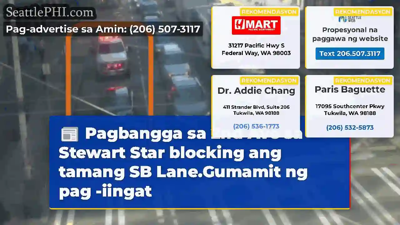 Pagbangga sa 2nd Ave sa Stewart Star blocking ang