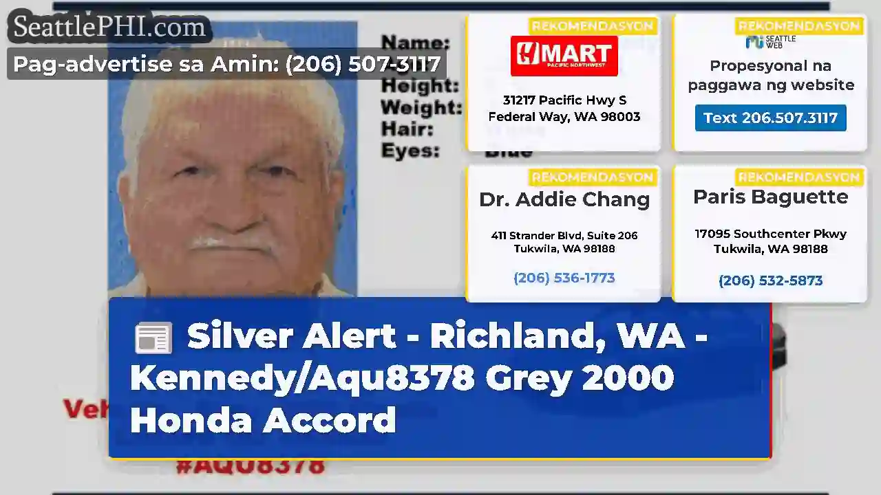 Silver Alert - Richland, WA - Kennedy/Aqu8378