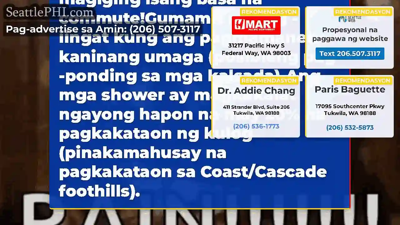 Magandang umaga traffic fam!Maligayang