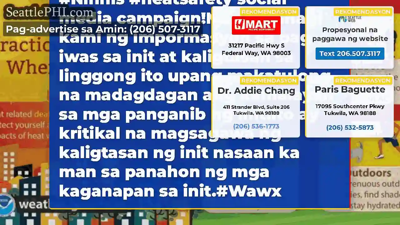 Ngayon ay nagsisimula sa #Nihhis #heatsafety