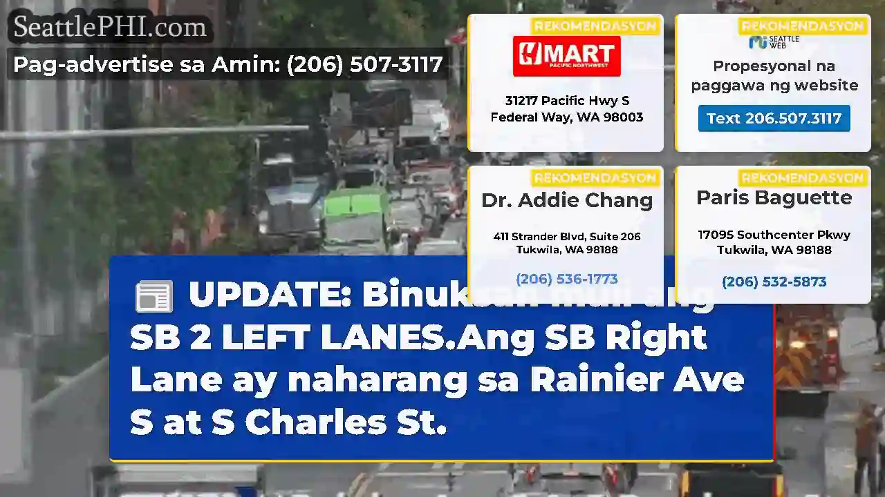 UPDATE: Binuksan muli ang SB 2 LEFT LANES.Ang SB