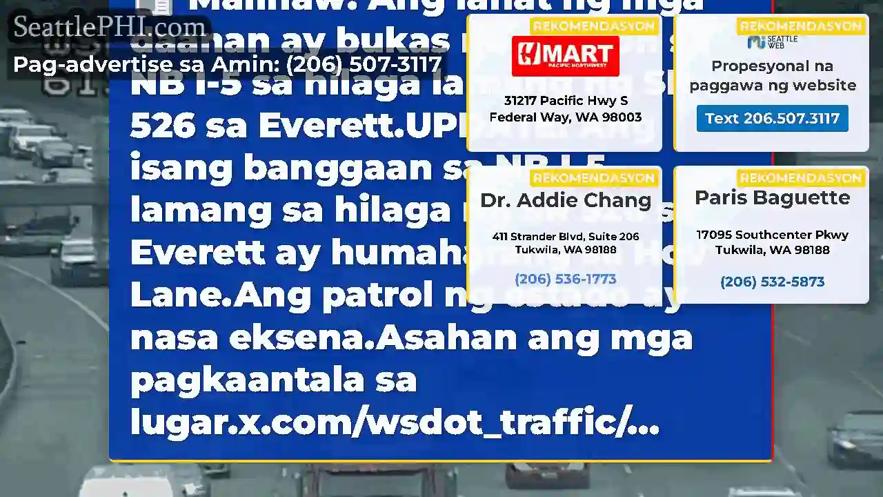 Malinaw: Ang lahat ng mga daanan ay bukas na
