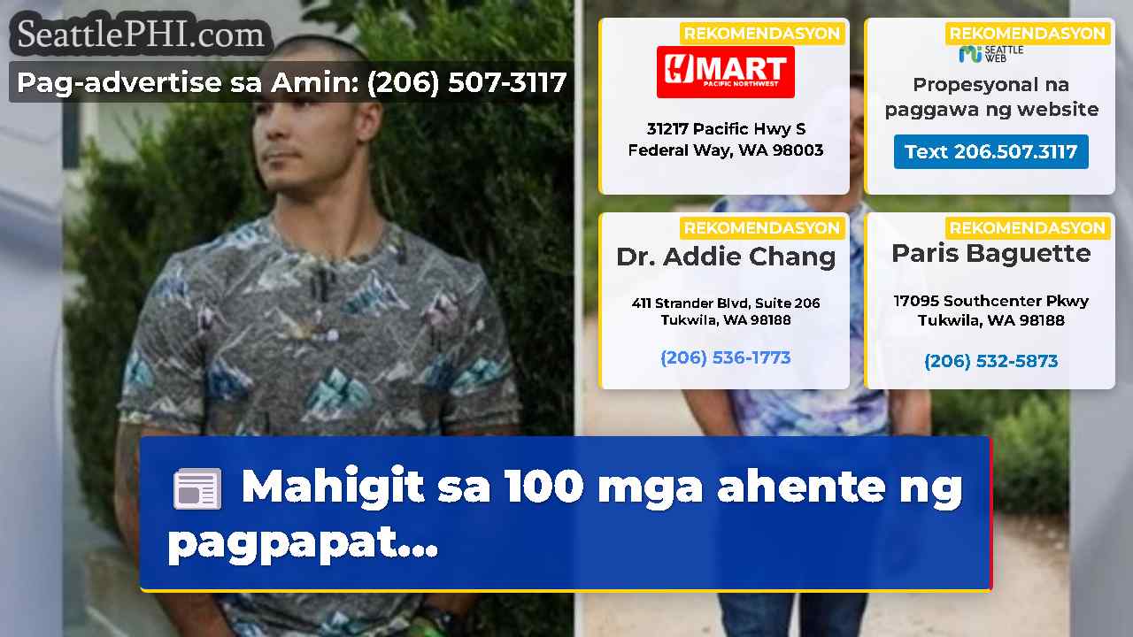 Mahigit sa 100 mga ahente ng pagpapat…