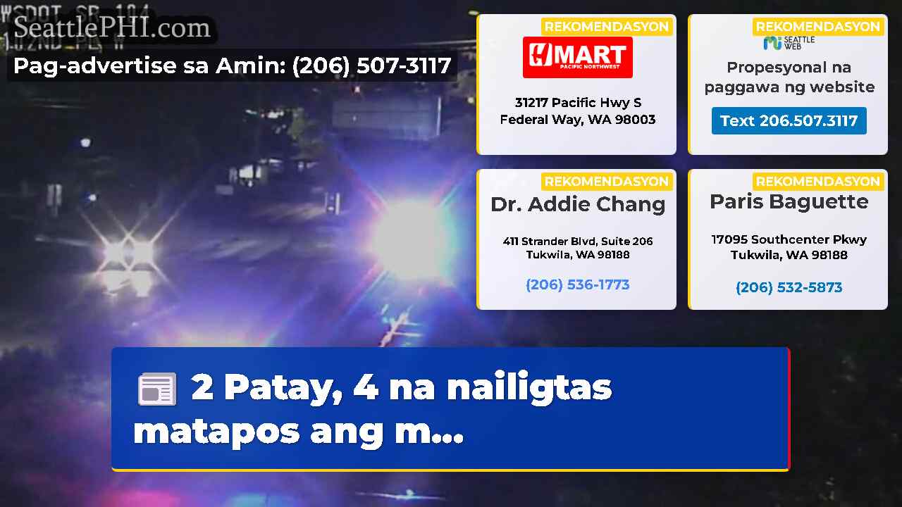 2 Patay 4 na nailigtas matapos ang m…
