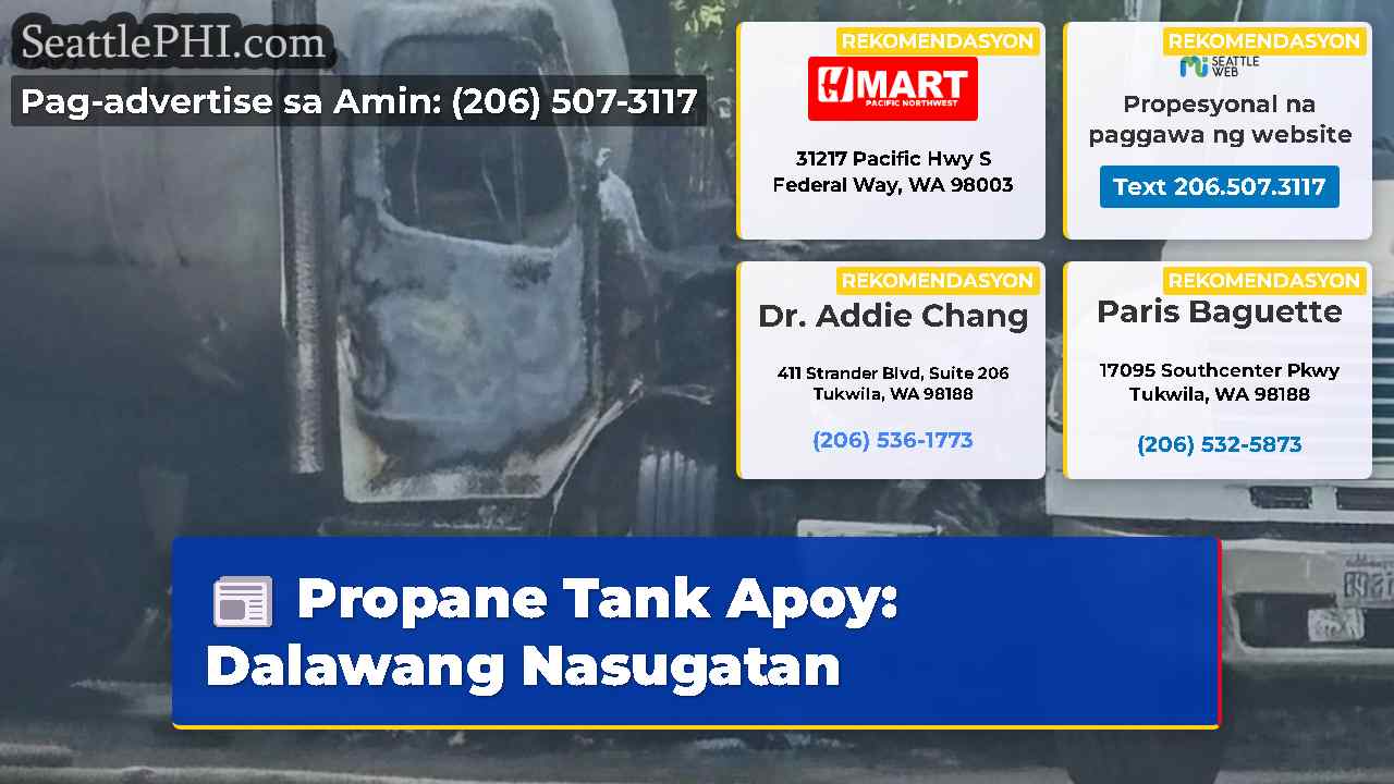 Propane Tank Apoy Dalawang Nasugatan