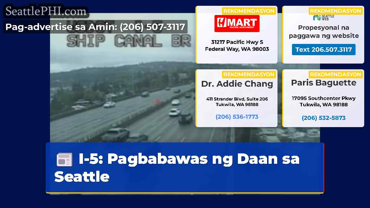 I-5 Pagbabawas ng Daan sa Seattle