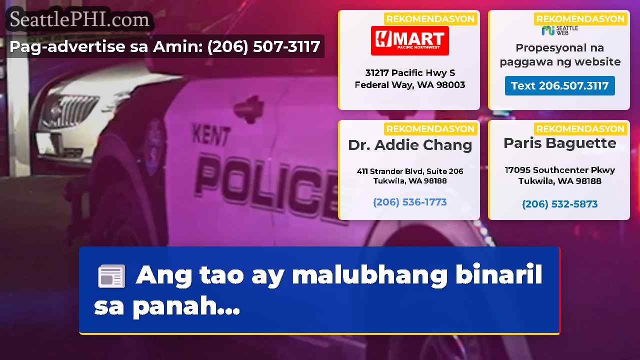 Ang tao ay malubhang binaril sa panah…