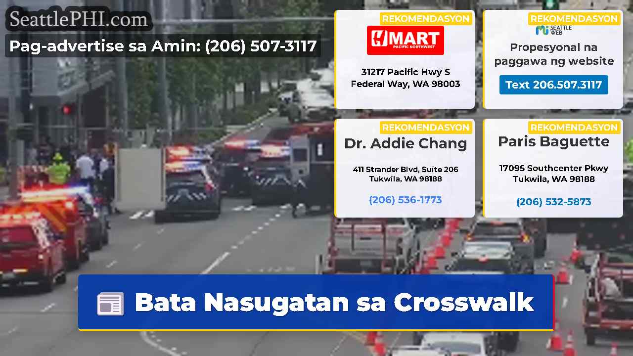Bata Nasugatan sa Crosswalk