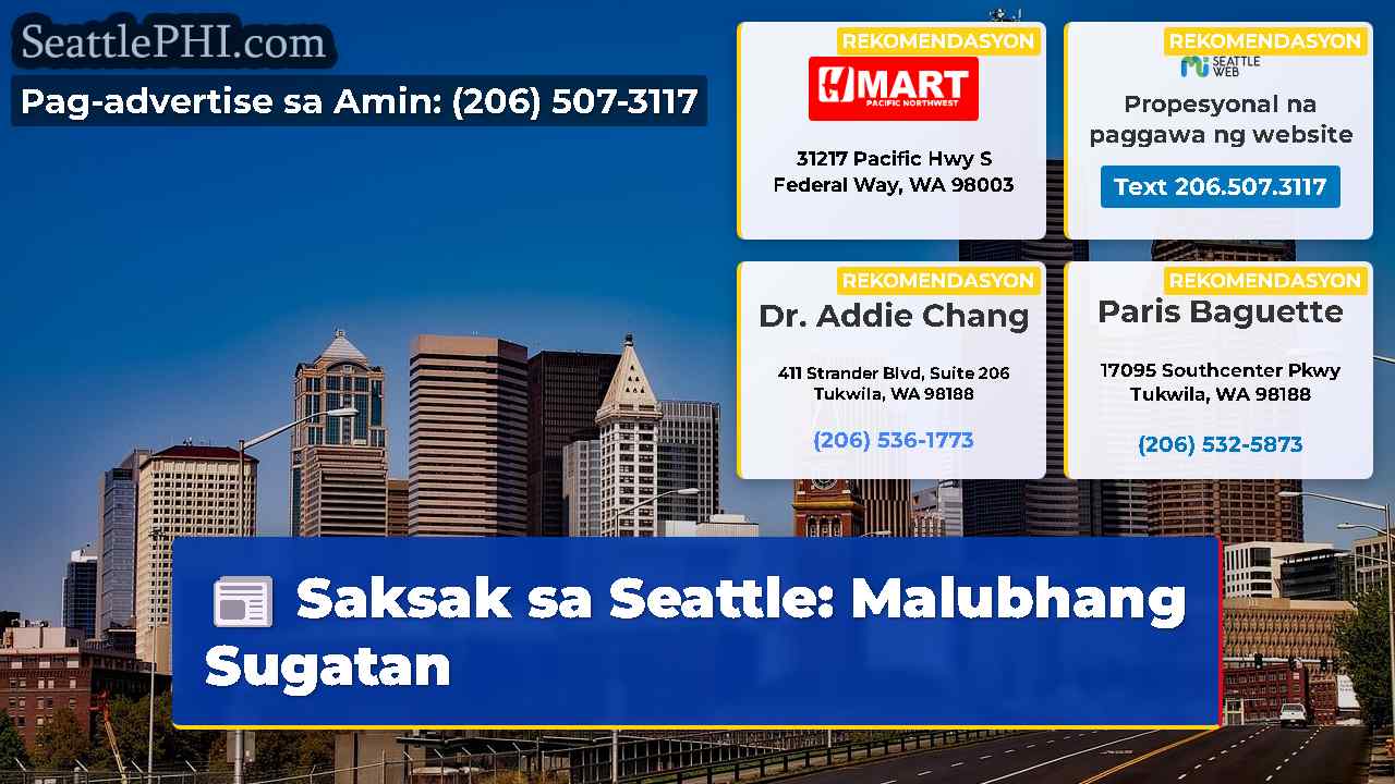 Saksak sa Seattle Malubhang Sugatan