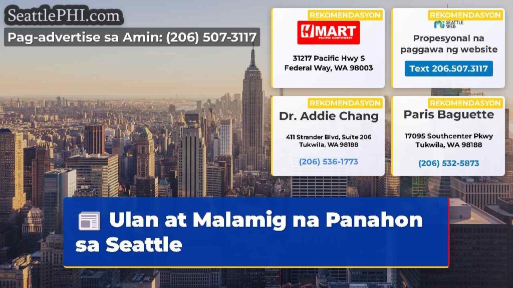 Ulan at Malamig na Panahon sa Seattle