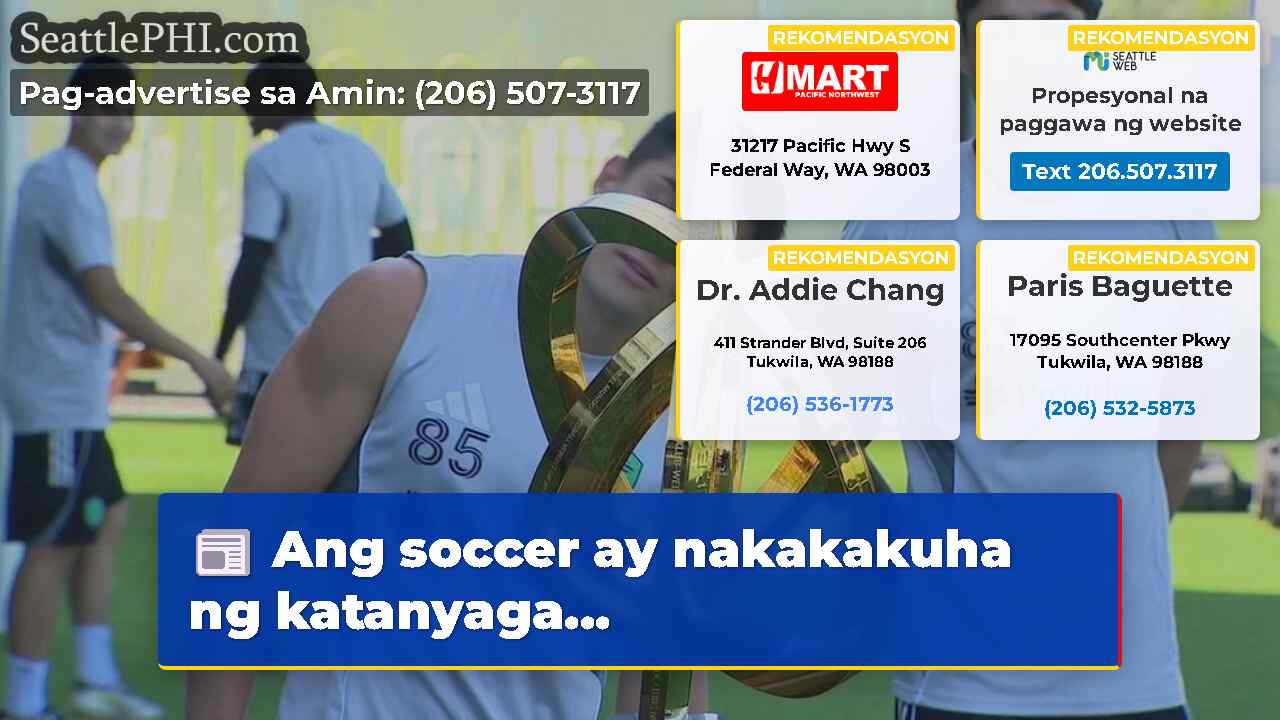 Ang soccer ay nakakakuha ng katanyaga…