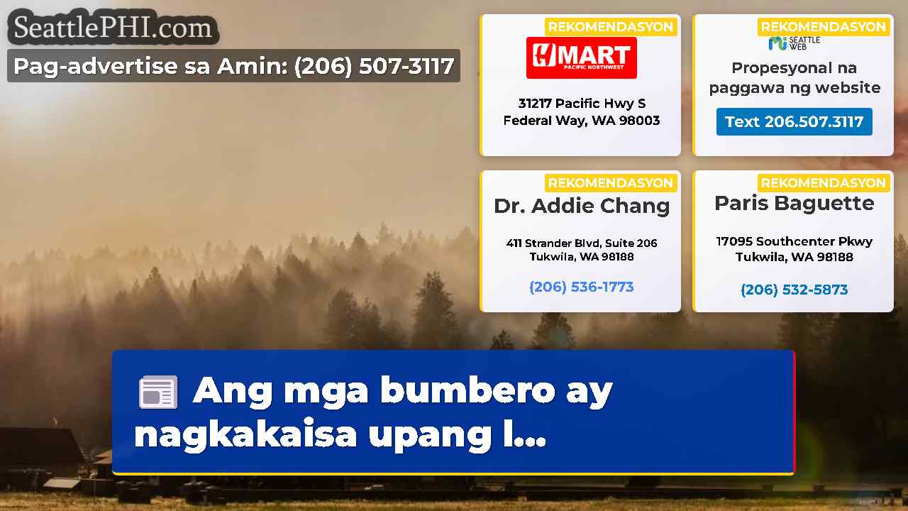 Ang mga bumbero ay nagkakaisa upang l...
