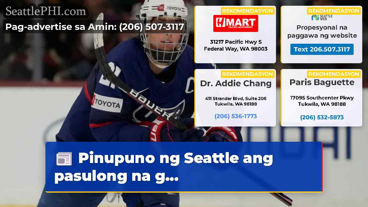 Pinupuno ng Seattle ang pasulong na g...