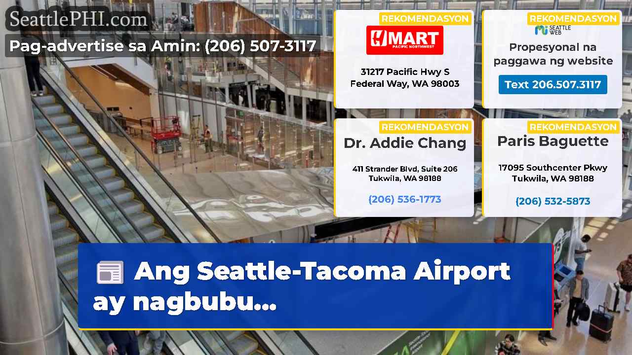 Ang Seattle-Tacoma Airport ay nagbubu...