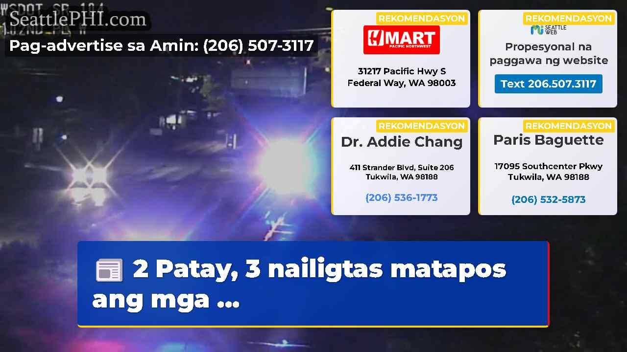 2 Patay 3 nailigtas matapos ang mga …