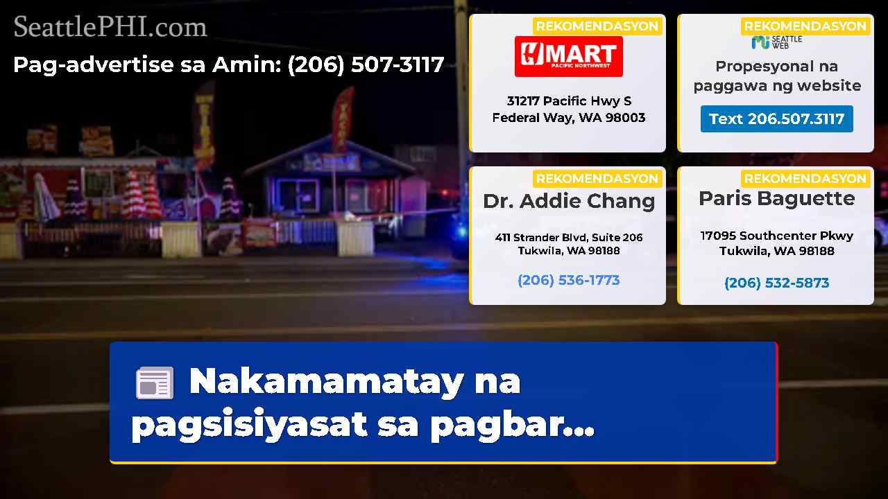 Nakamamatay na pagsisiyasat sa pagbar…