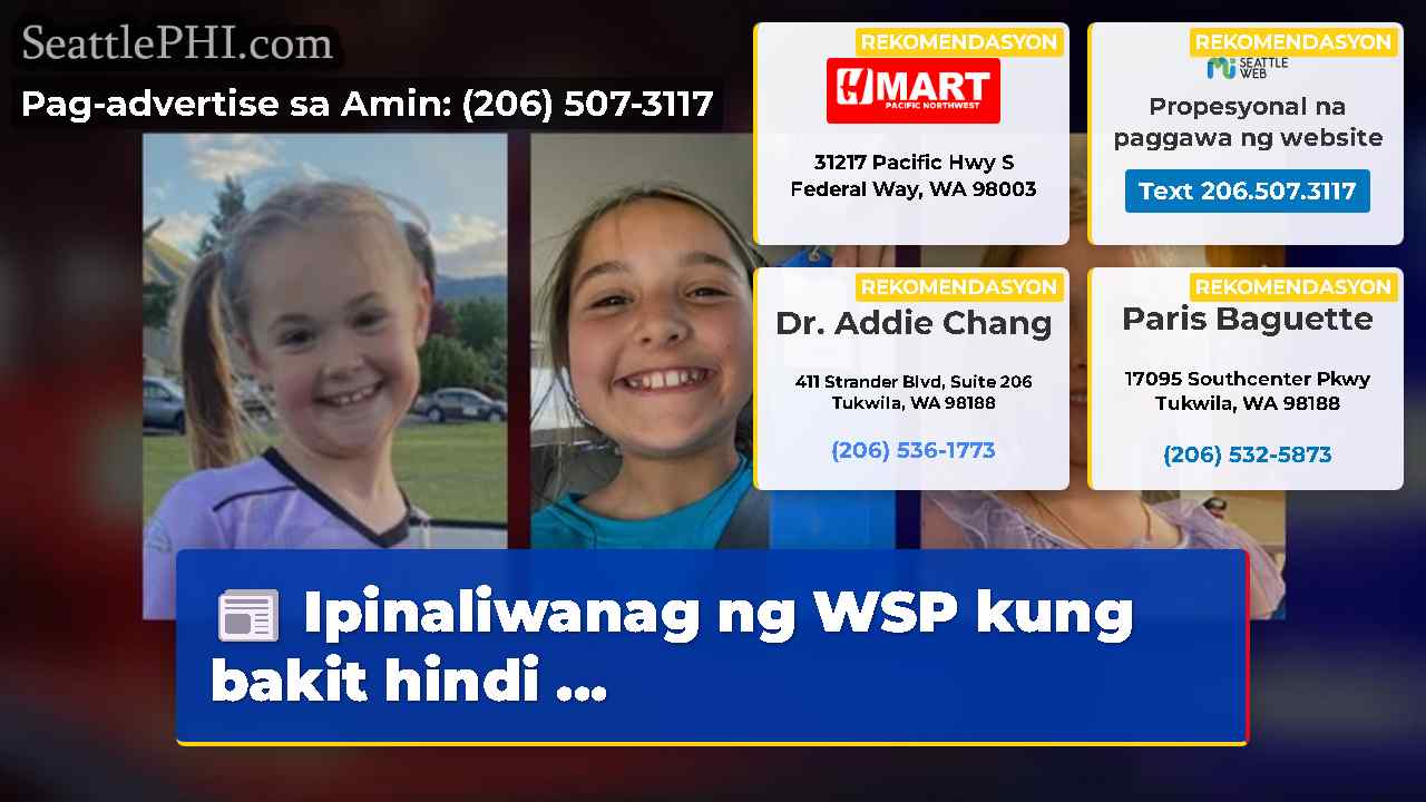 Ipinaliwanag ng WSP kung bakit hindi …