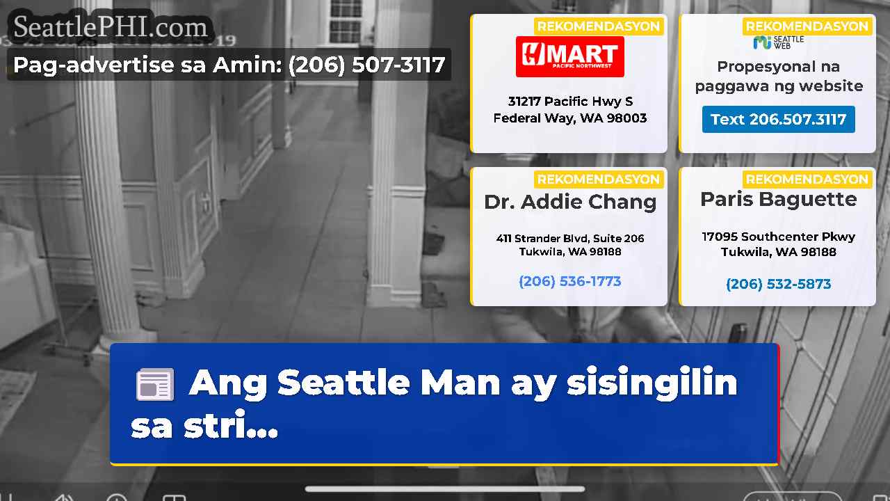 Ang Seattle Man ay sisingilin sa stri…