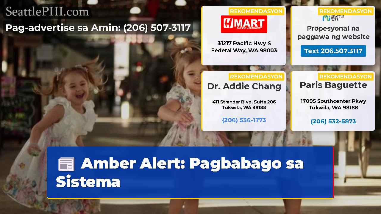 Amber Alert Pagbabago sa Sistema