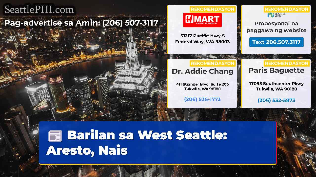 Barilan sa West Seattle Aresto Nais