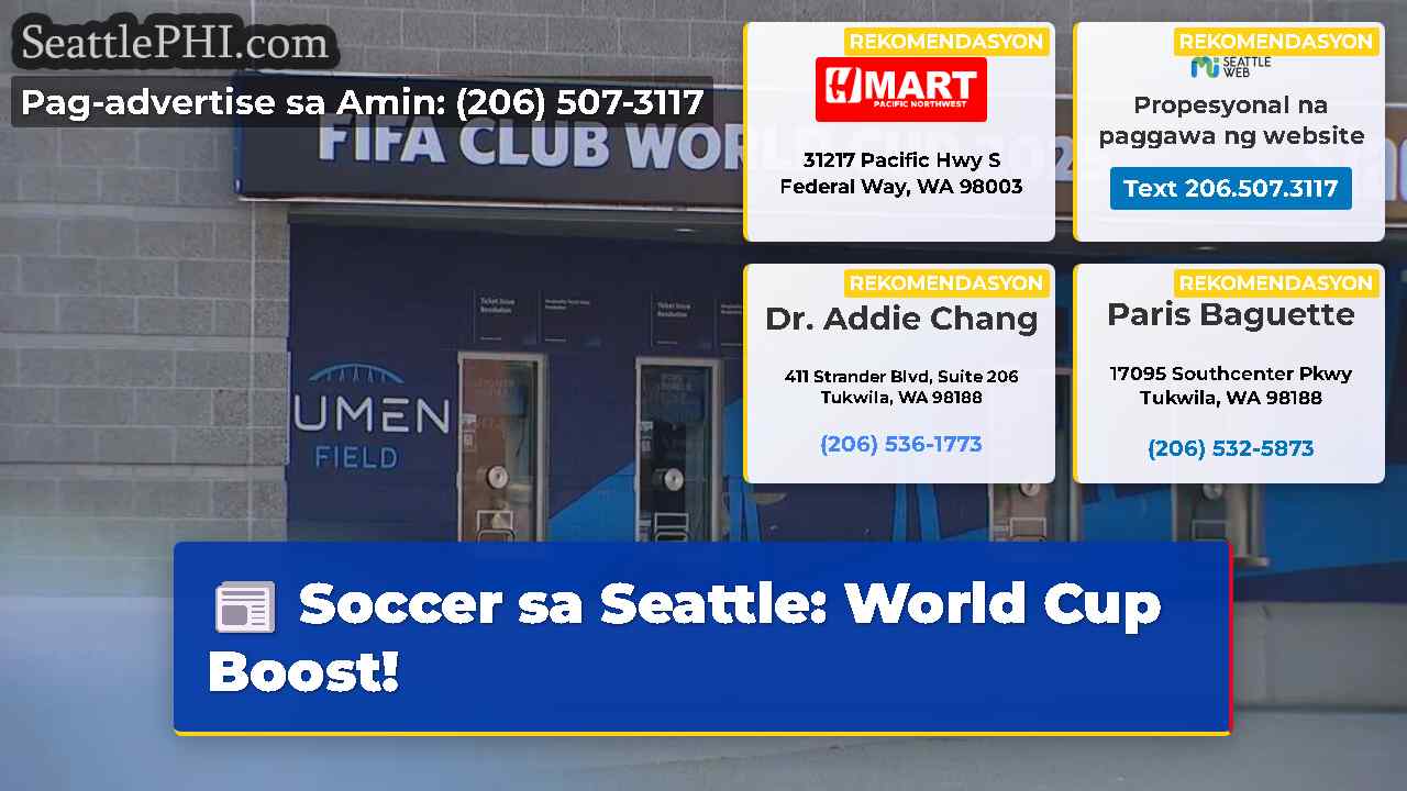 Soccer sa Seattle World Cup Boost!