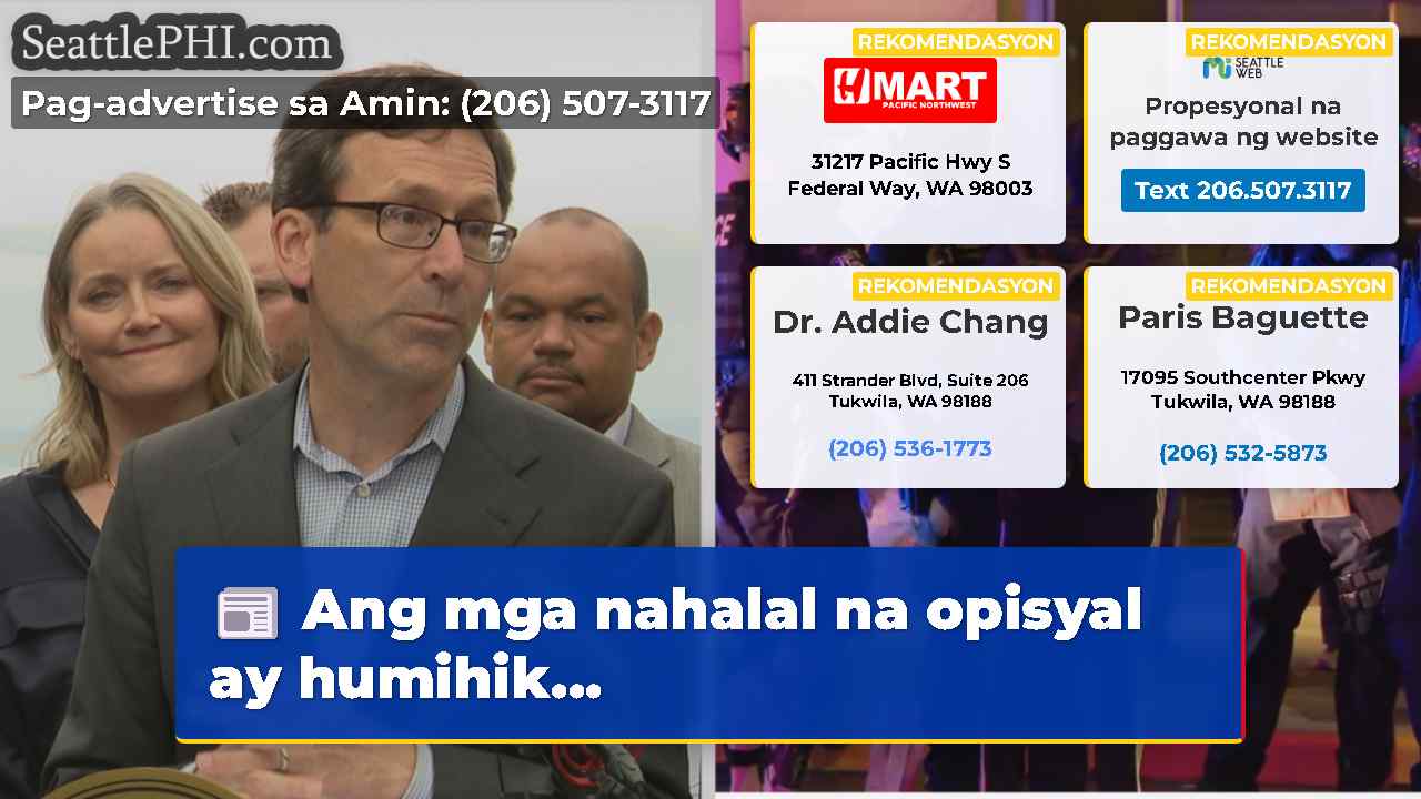 Ang mga nahalal na opisyal ay humihik…