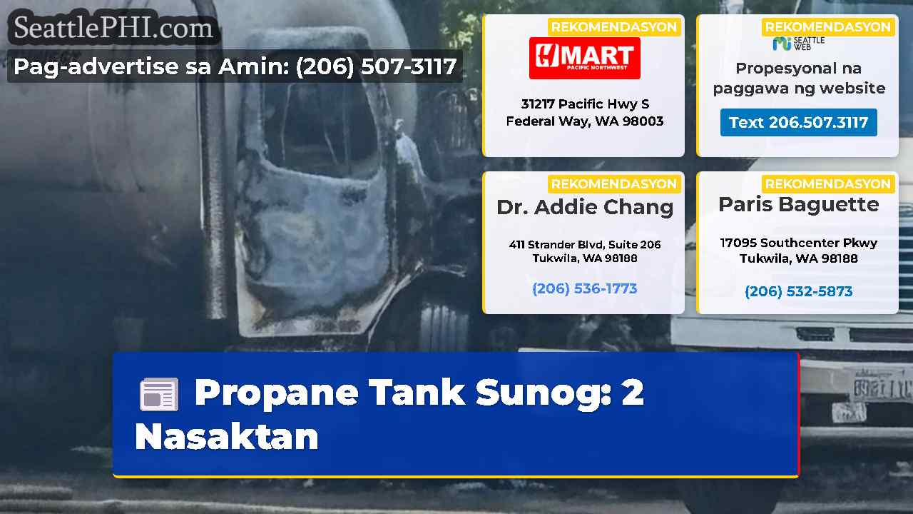 Propane Tank Sunog 2 Nasaktan