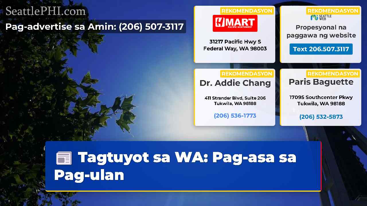 Tagtuyot sa WA Pag-asa sa Pag-ulan