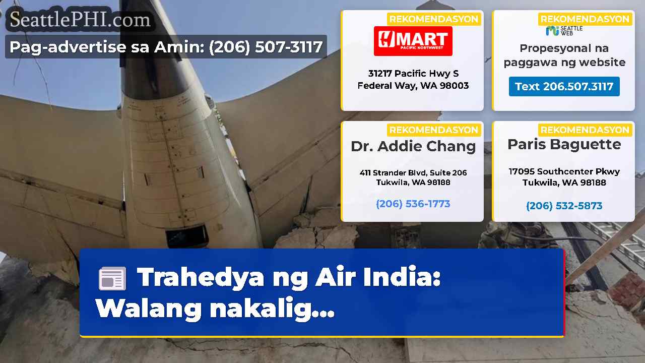 Trahedya ng Air India Walang nakalig…