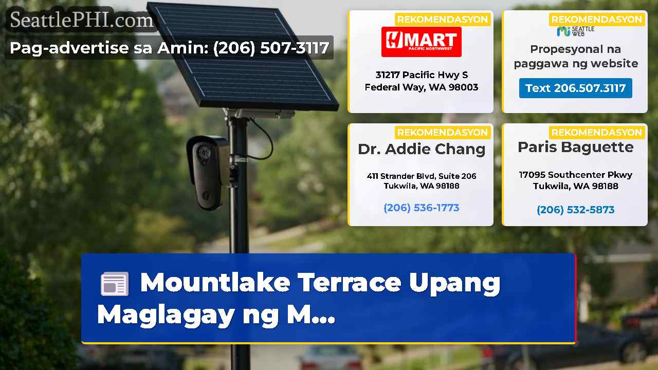 Mountlake Terrace Upang Maglagay ng M…