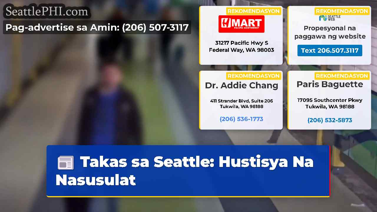 Takas sa Seattle Hustisya Na Nasusulat