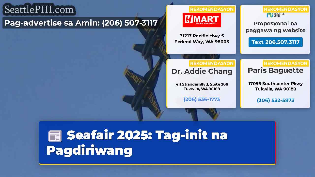Seafair 2025 Tag-init na Pagdiriwang