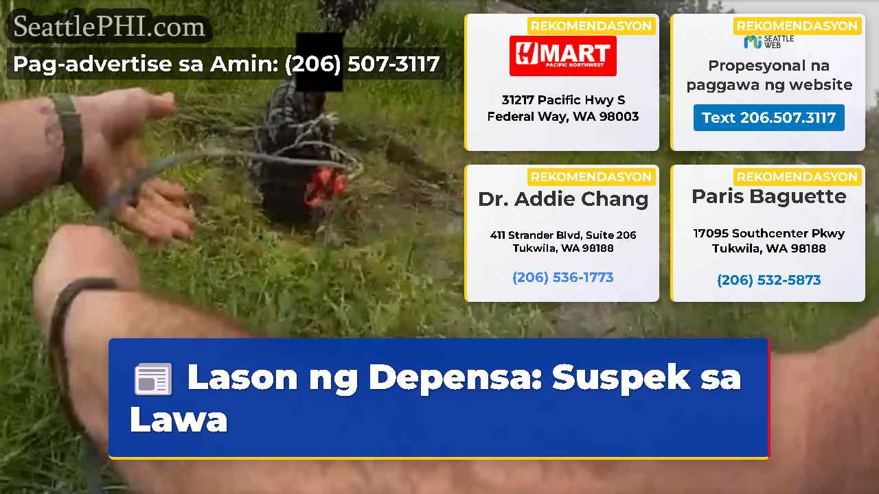 Lason ng Depensa: Suspek sa Lawa