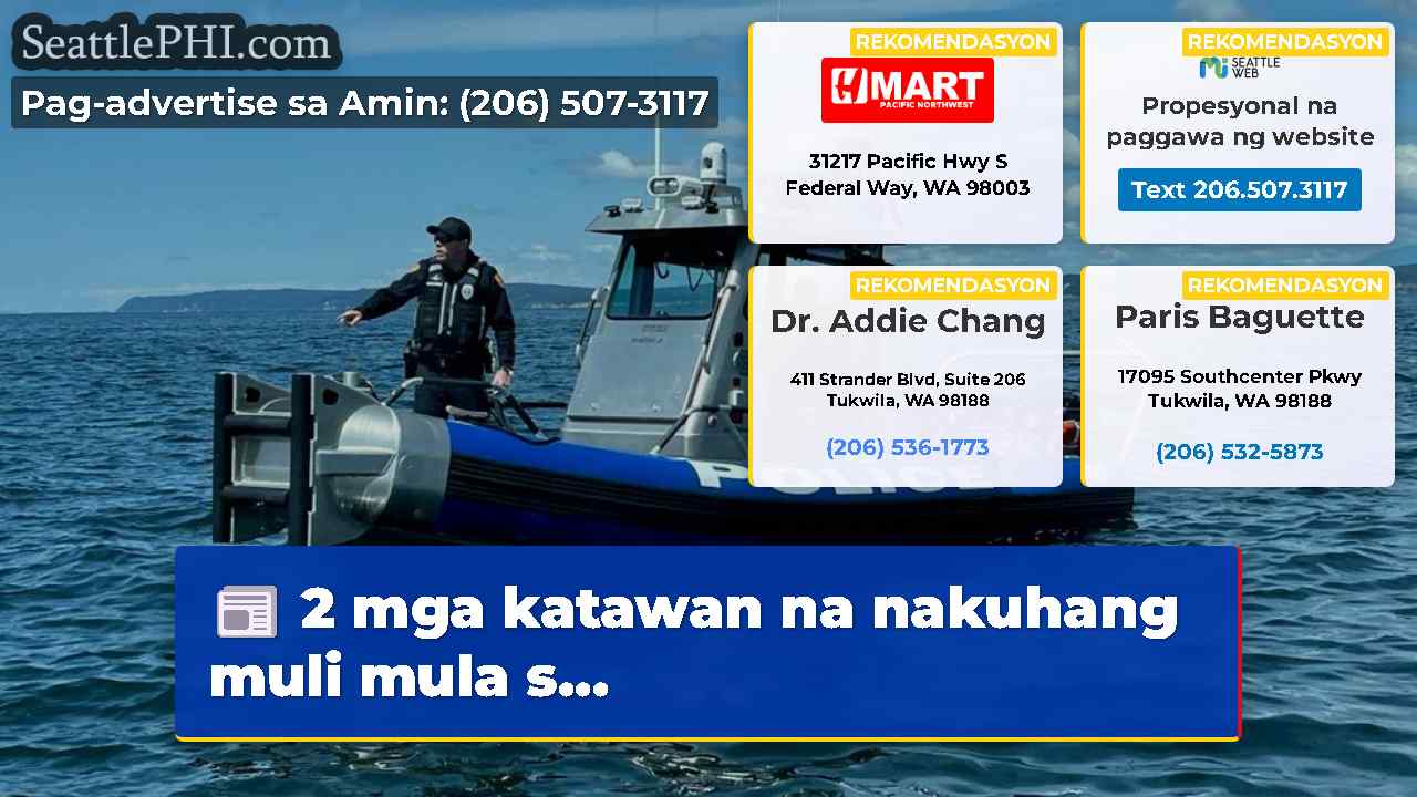 2 mga katawan na nakuhang muli mula s...