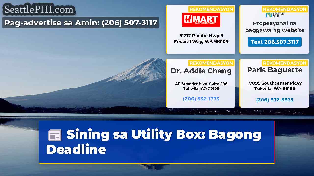Sining sa Utility Box: Bagong Deadline