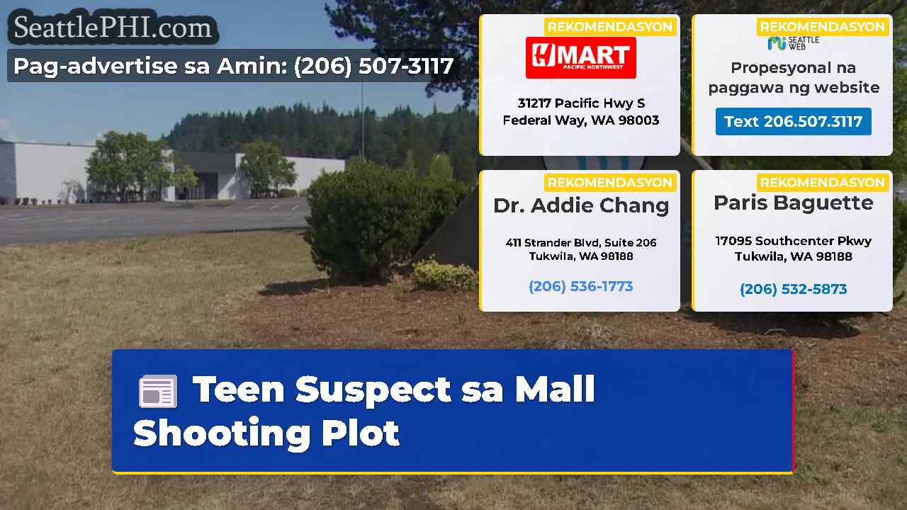 Teen Suspect sa Mall Shooting Plot