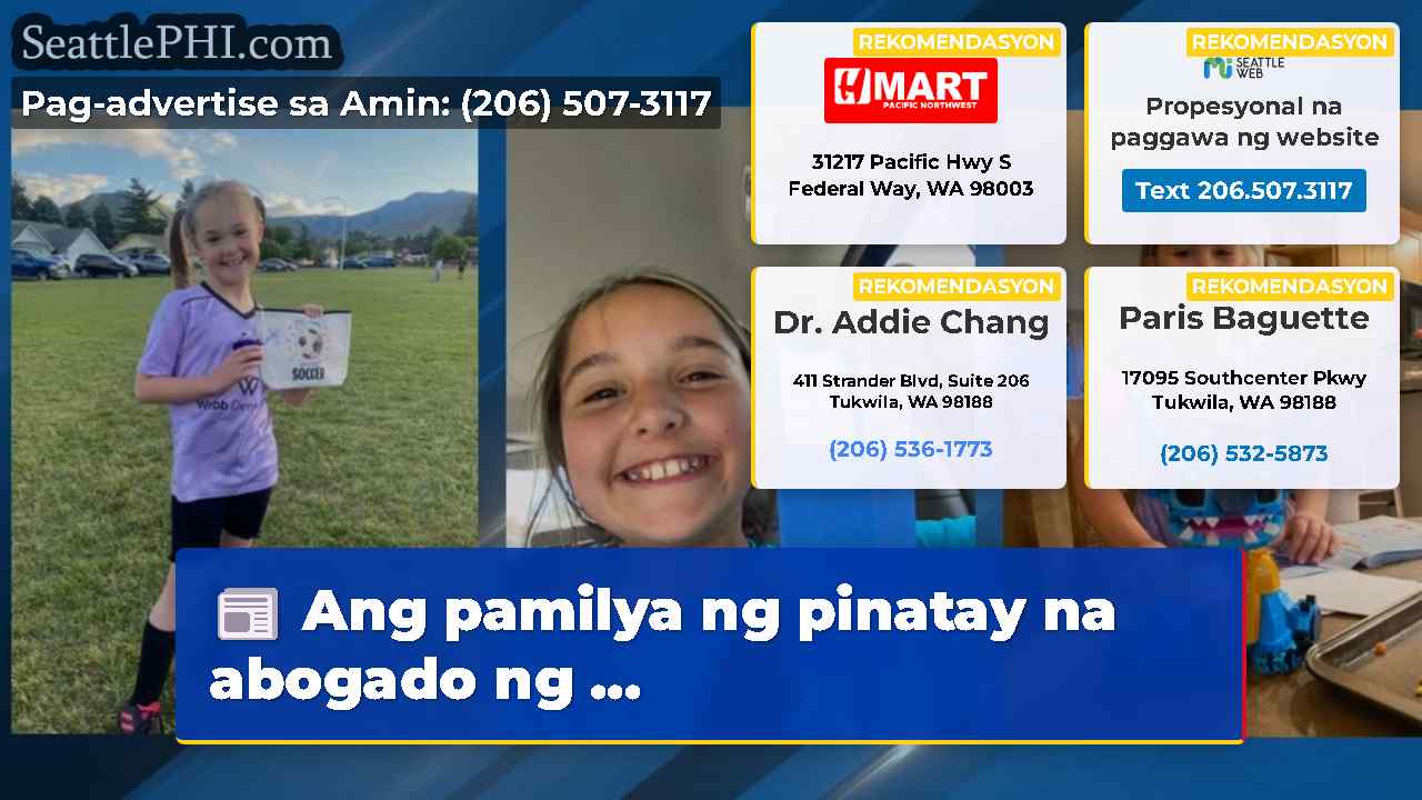 Ang pamilya ng pinatay na abogado ng …