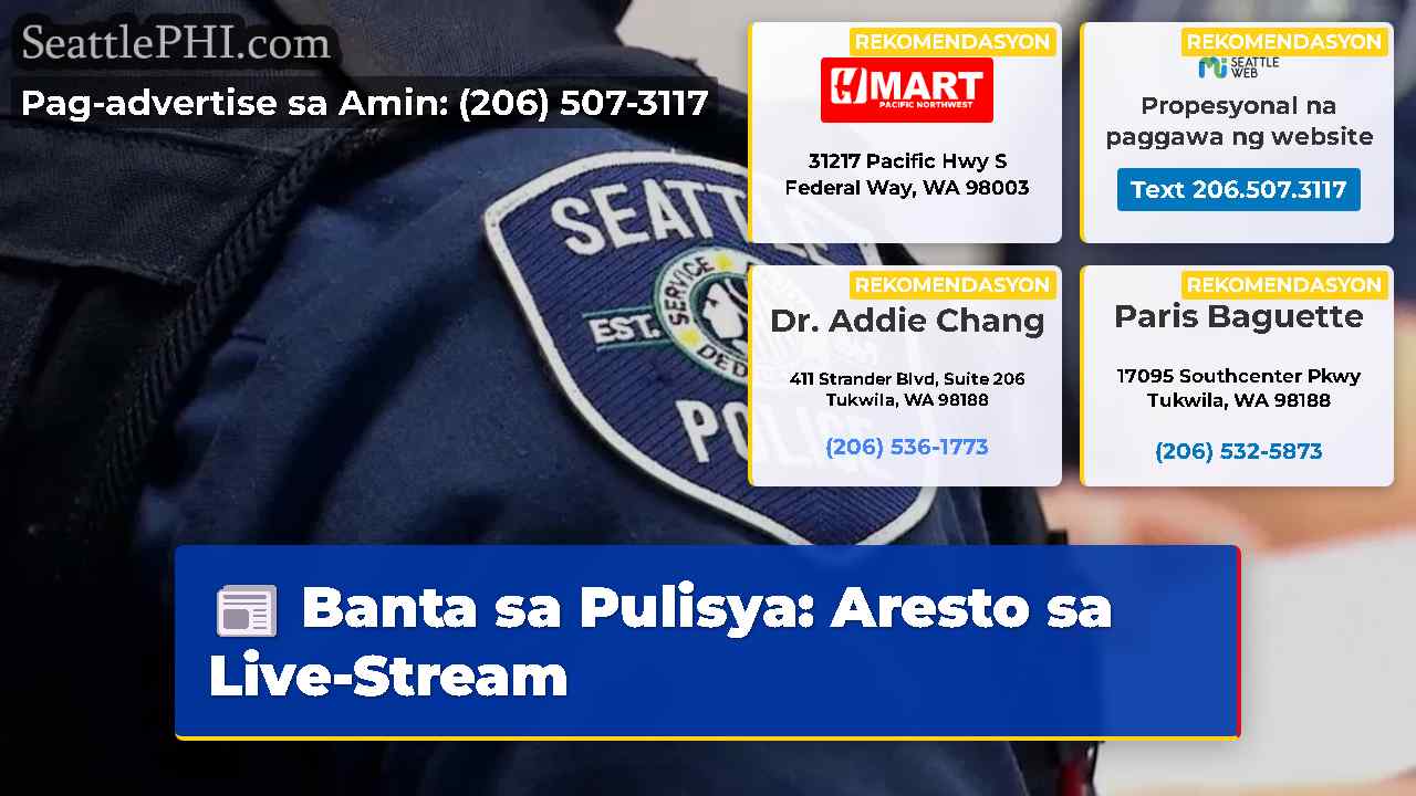 Banta sa Pulisya Aresto sa Live-Stream