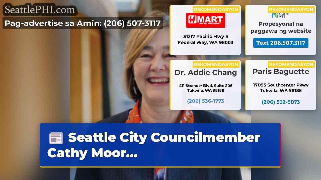 Seattle City Councilmember Cathy Moor...