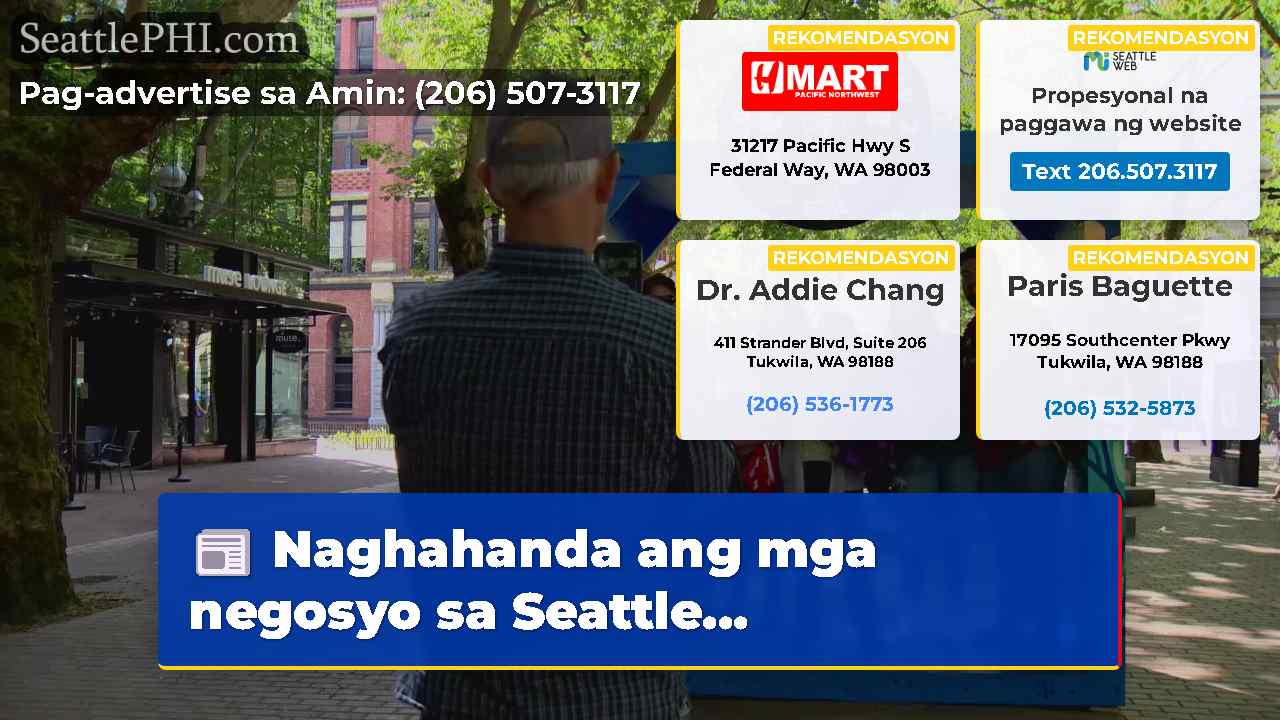 Naghahanda ang mga negosyo sa Seattle…