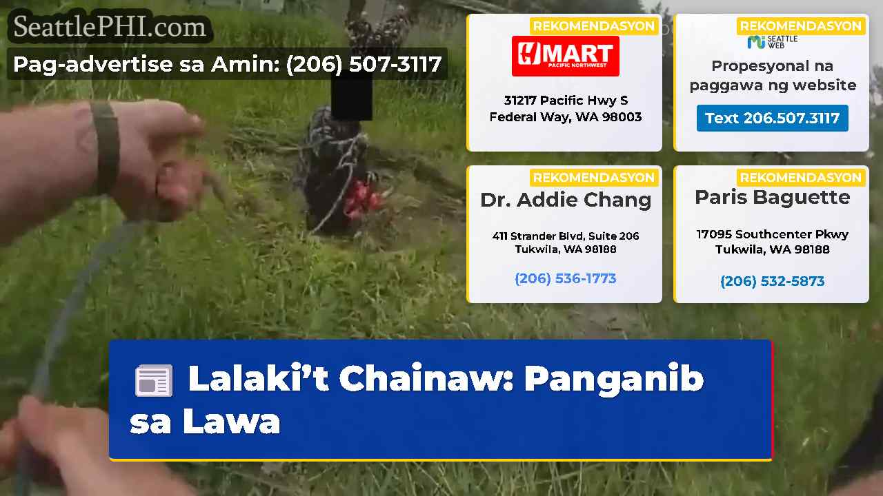 Lalakit Chainaw Panganib sa Lawa