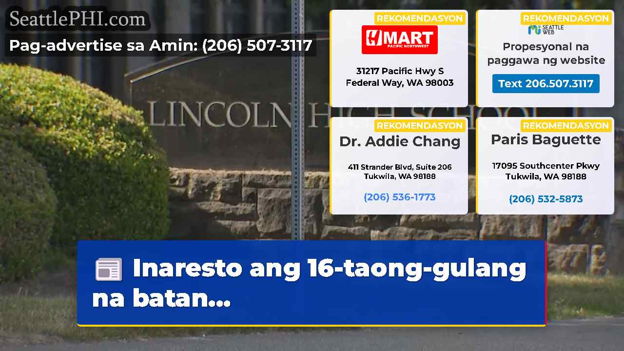 Inaresto ang 16-taong-gulang na batan…
