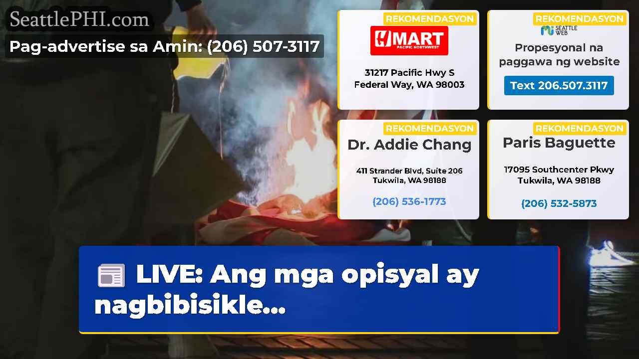LIVE Ang mga opisyal ay nagbibisikle…
