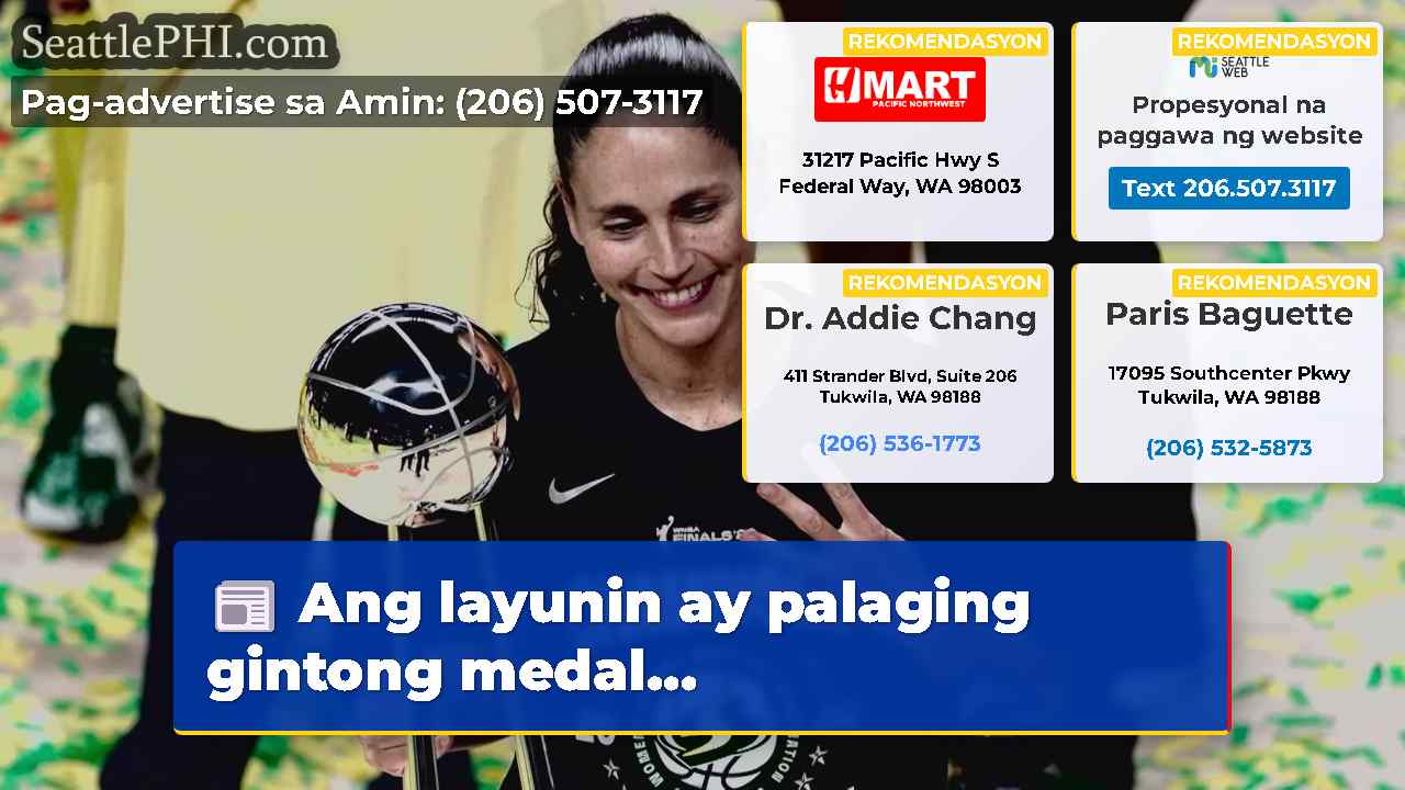 Ang layunin ay palaging gintong medal…
