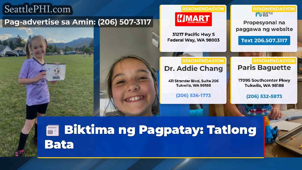 Biktima ng Pagpatay: Tatlong Bata