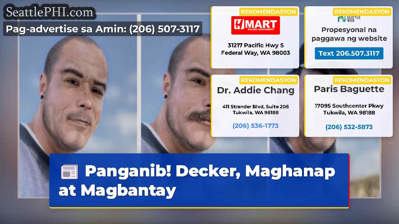 Panganib! Decker Maghanap at Magbantay